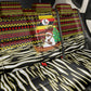 Uganda Christmas Back Car Seat Cover Santa in Canoe Christmas Tree Uganda Map Flag - African Pride