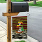 Uganda Christmas Garden Flag Santa in Canoe Christmas Tree Uganda Map Flag - African Pride