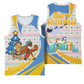 Somalia Christmas Basketball Jersey Santa Cheetah Christmas Tree Village Scene and Festive Snowflake TS04