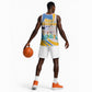 Somalia Christmas Basketball Jersey Santa Cheetah Christmas Tree Village Scene and Festive Snowflake TS04