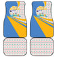Somalia Christmas Car Mats Santa Cheetah Christmas Tree Village Scene and Festive Snowflake - African Pride