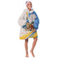 Somalia Christmas Kid Wearable Blanket Hoodie Santa Cheetah Christmas Tree Village Scene and Festive Snowflake - African Pride