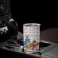 Somalia Christmas Tumbler Cup Santa Cheetah Christmas Tree Village Scene and Festive Snowflake - African Pride