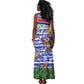 Gambia Christmas Tank Maxi Dress Santa Birds Gift Boxes Forest Scene and Snowflake - African Pride