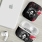 Steve Biko AirPods Case with Black Consciousness Portrait, Power Fist Symbol and Red-Black Freedom - African Pride