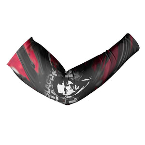 Steve Biko Arm Sleeves with Black Consciousness Portrait, Power Fist Symbol and Red-Black Freedom - African Pride