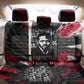 Steve Biko Back Car Seat Cover with Black Consciousness Portrait, Power Fist Symbol and Red-Black Freedom - African Pride