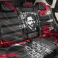 Steve Biko Back Car Seat Cover with Black Consciousness Portrait, Power Fist Symbol and Red-Black Freedom - African Pride