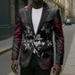 Steve Biko Blazer with Black Consciousness Portrait, Power Fist Symbol and Red-Black Freedom - African Pride