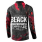 Steve Biko Button Sweatshirt with Black Consciousness Portrait, Power Fist Symbol and Red-Black Freedom