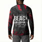 Steve Biko Button Sweatshirt with Black Consciousness Portrait, Power Fist Symbol and Red-Black Freedom