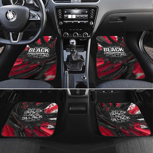 Steve Biko Car Mats with Black Consciousness Portrait, Power Fist Symbol and Red-Black Freedom - African Pride