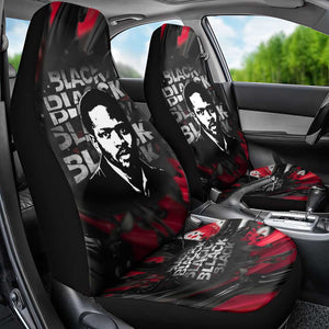 Steve Biko Car Seat Cover with Black Consciousness Portrait, Power Fist Symbol and Red-Black Freedom - African Pride