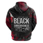 Steve Biko Hoodie with Black Consciousness Portrait, Power Fist Symbol and Red-Black Freedom - African Pride