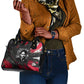 Steve Biko Shoulder Handbag with Black Consciousness Portrait, Power Fist Symbol and Red-Black Freedom - African Pride