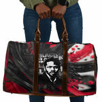 Steve Biko Travel Bag with Black Consciousness Portrait, Power Fist Symbol and Red-Black Freedom - African Pride