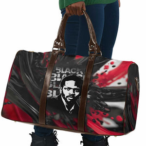 Steve Biko Travel Bag with Black Consciousness Portrait, Power Fist Symbol and Red-Black Freedom - African Pride