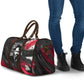 Steve Biko Travel Bag with Black Consciousness Portrait, Power Fist Symbol and Red-Black Freedom - African Pride