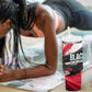 Steve Biko Tumbler With Handle with Black Consciousness Portrait, Power Fist Symbol and Red-Black Freedom - African Pride