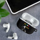 Steve Biko AirPods Case with Microphone Portrait, Black Consciousness Quote and Vibrant Ethnic Wave - African Pride