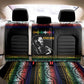 Steve Biko Back Car Seat Cover with Microphone Portrait, Black Consciousness Quote and Vibrant Ethnic Wave - African Pride