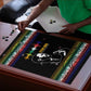 Steve Biko Puzzle with Microphone Portrait, Black Consciousness Quote and Vibrant Ethnic Wave - African Pride