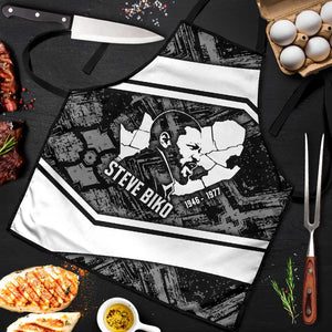 Steve Biko Apron with Monochrome Portrait, Ideas Do Not Die Quote - African Pride