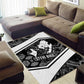 Steve Biko Area Rug with Monochrome Portrait, Ideas Do Not Die Quote - African Pride