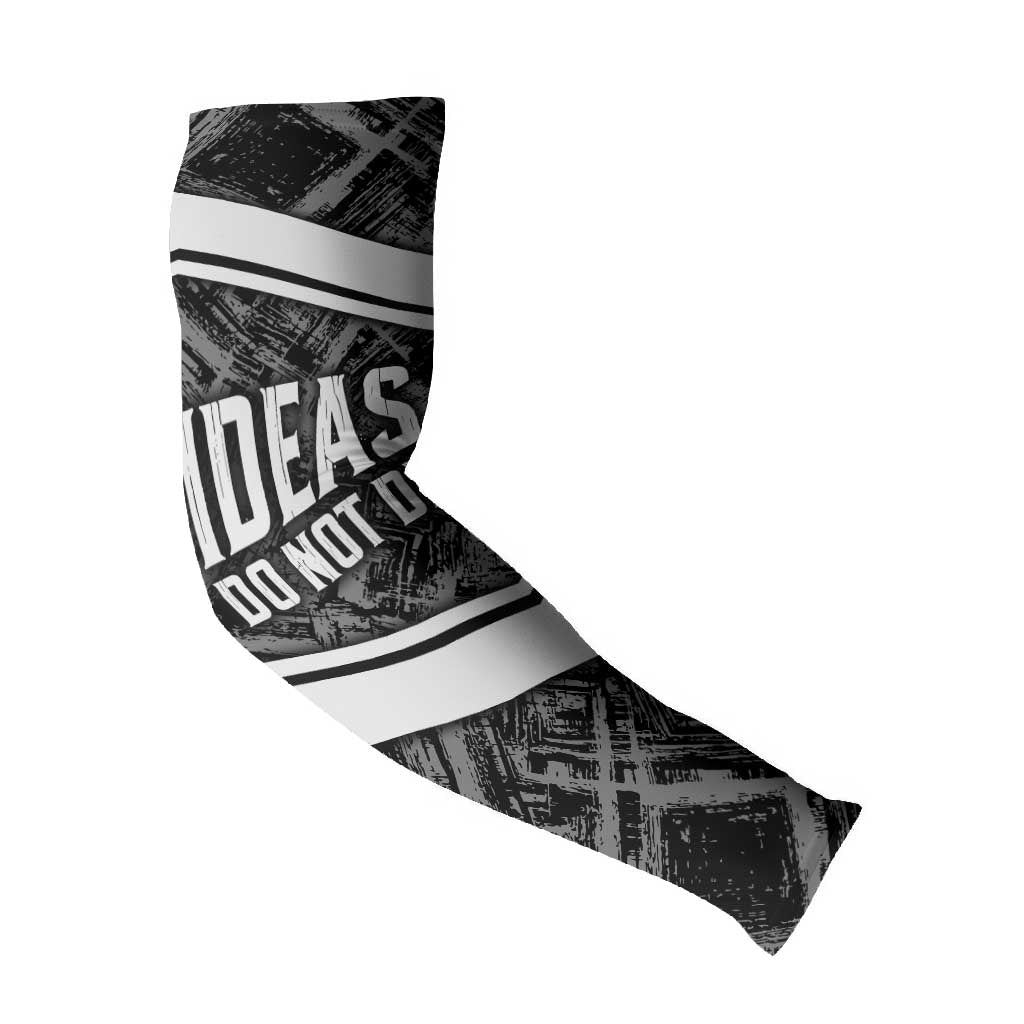 Steve Biko Arm Sleeves with Monochrome Portrait, Ideas Do Not Die Quote - African Pride