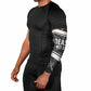 Steve Biko Arm Sleeves with Monochrome Portrait, Ideas Do Not Die Quote - African Pride