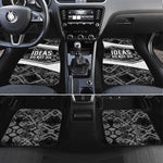 Steve Biko Car Mats with Monochrome Portrait, Ideas Do Not Die Quote - African Pride