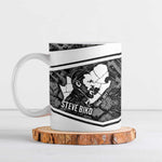 Steve Biko Ceramic Mug with Monochrome Portrait, Ideas Do Not Die Quote - African Pride