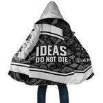 Steve Biko Cloak with Monochrome Portrait, Ideas Do Not Die Quote - African Pride