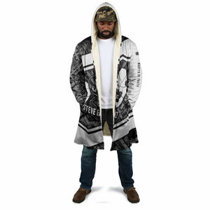 Steve Biko Cloak with Monochrome Portrait, Ideas Do Not Die Quote - African Pride