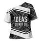Steve Biko Cross Shoulder Shirt with Monochrome Portrait, Ideas Do Not Die Quote - African Pride