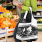 Steve Biko Grocery Bag with Monochrome Portrait, Ideas Do Not Die Quote - African Pride