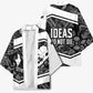 Steve Biko Kimono with Monochrome Portrait, Ideas Do Not Die Quote - African Pride