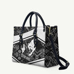 Steve Biko Leather Bag with Monochrome Portrait, Ideas Do Not Die Quote - African Pride