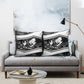 Steve Biko Pillow Cover with Monochrome Portrait, Ideas Do Not Die Quote - African Pride