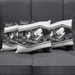 Steve Biko Pillow Cover with Monochrome Portrait, Ideas Do Not Die Quote - African Pride