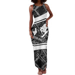 Steve Biko Tank Maxi Dress with Monochrome Portrait, Ideas Do Not Die Quote - African Pride