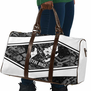 Steve Biko Travel Bag with Monochrome Portrait, Ideas Do Not Die Quote - African Pride
