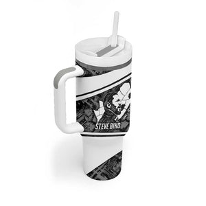 Steve Biko Tumbler With Handle with Monochrome Portrait, Ideas Do Not Die Quote - African Pride