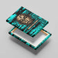 Chinua Achebe Canvas Wall Art with Tribal Mask Design, Things Fall Apart Quote and Teal Abstract - African Pride
