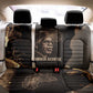 Chinua Achebe Back Car Seat Cover with Sepia Portrait, Lion Historians Quote and Vintage African Map - African Pride
