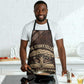 Chinua Achebe Apron with Tribal Symbol Design, The Storyteller Quote and Africa Wrote Back - African Pride