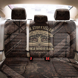 Chinua Achebe Back Car Seat Cover with Tribal Symbol Design, The Storyteller Quote and Africa Wrote Back - African Pride