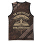 Chinua Achebe Basketball Jersey with Tribal Symbol Design, The Storyteller Quote and Africa Wrote Back - African Pride