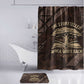 Chinua Achebe Bathroom Set with Tribal Symbol Design, The Storyteller Quote and Africa Wrote Back - African Pride