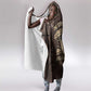 Chinua Achebe Hooded Blanket with Tribal Symbol Design, The Storyteller Quote and Africa Wrote Back - African Pride